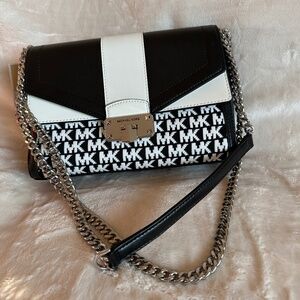 NWT! RARE! MK Michael Kors Kinsley Medium Shoulder Flap Leather Women's Bag